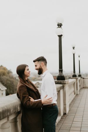 chic downtown ottawa engagement session