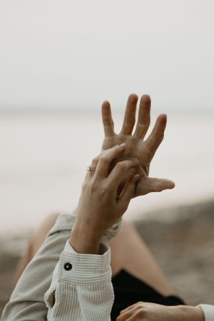 romantic beach engagement session in ottawa