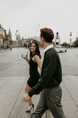 chic downtown ottawa engagement session