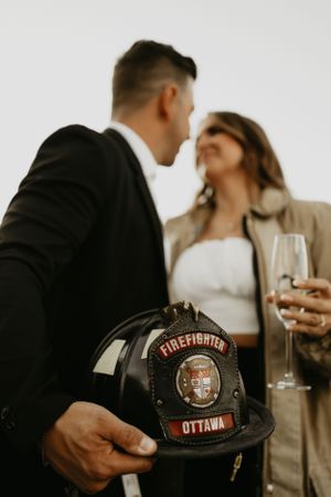 chic downtown ottawa engagement session