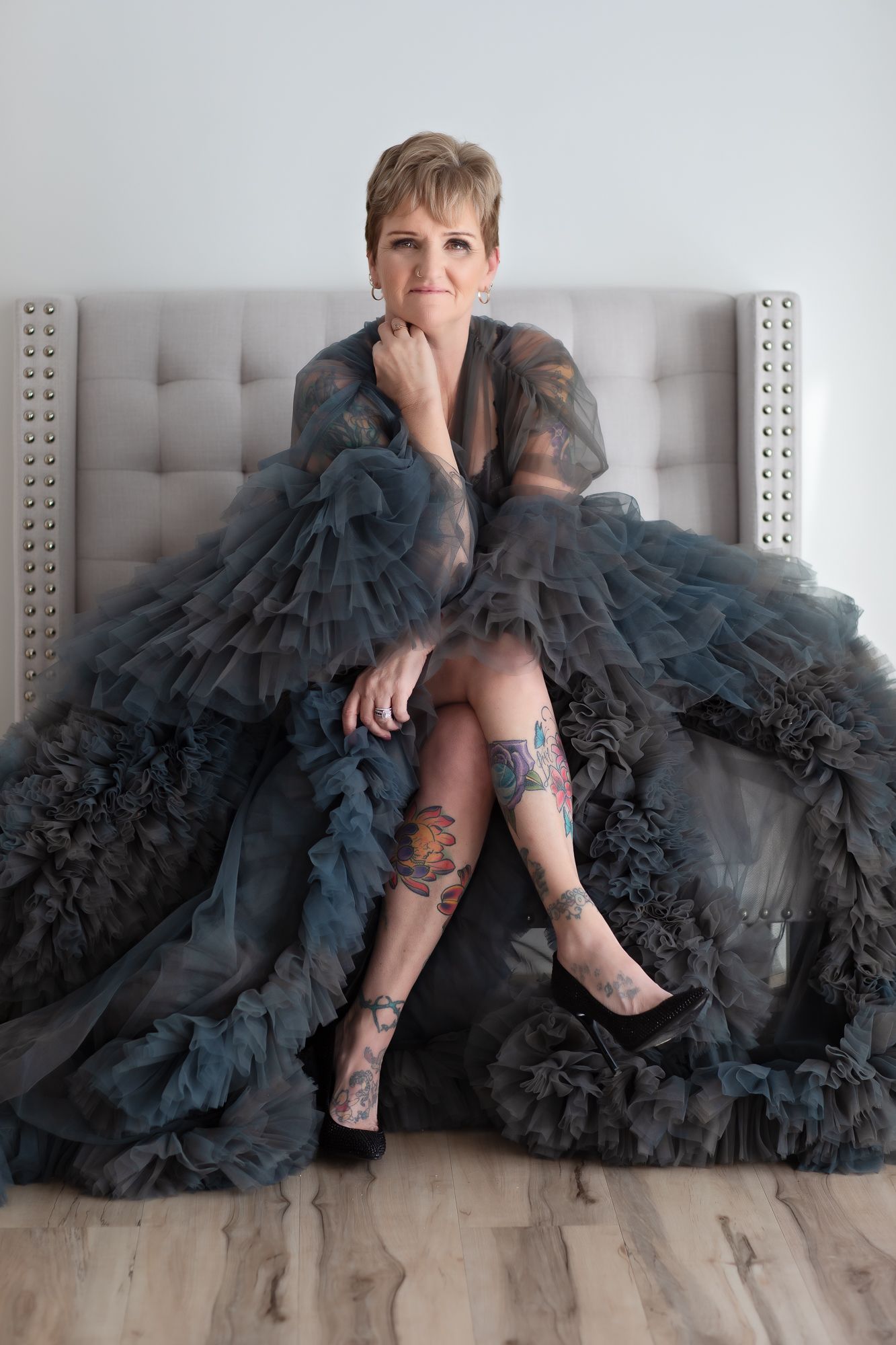 Lacombe boudoir photo shoot