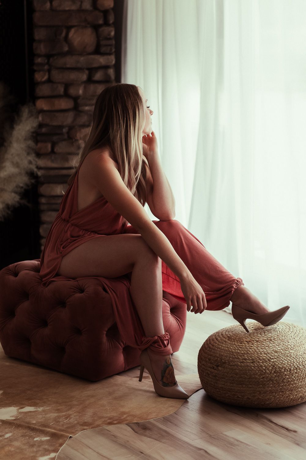 Red Deer boudoir portrait session