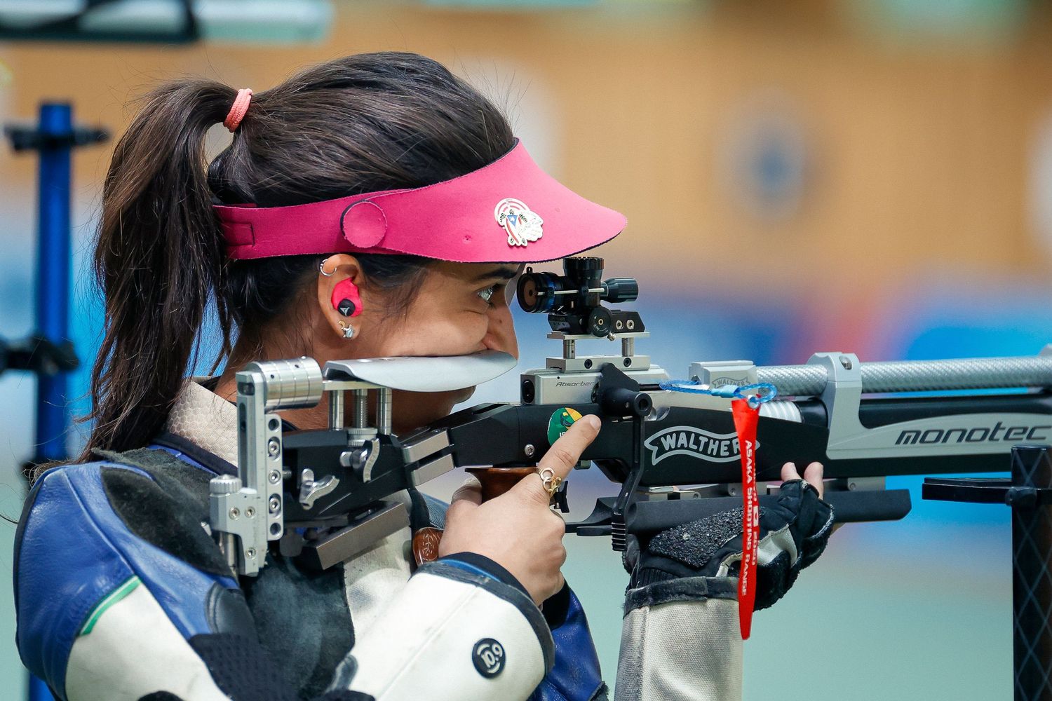 The Olympian, Yarimar Mercado, is participating in the Air Rifle Shooting discipline at the Santiago 2023.