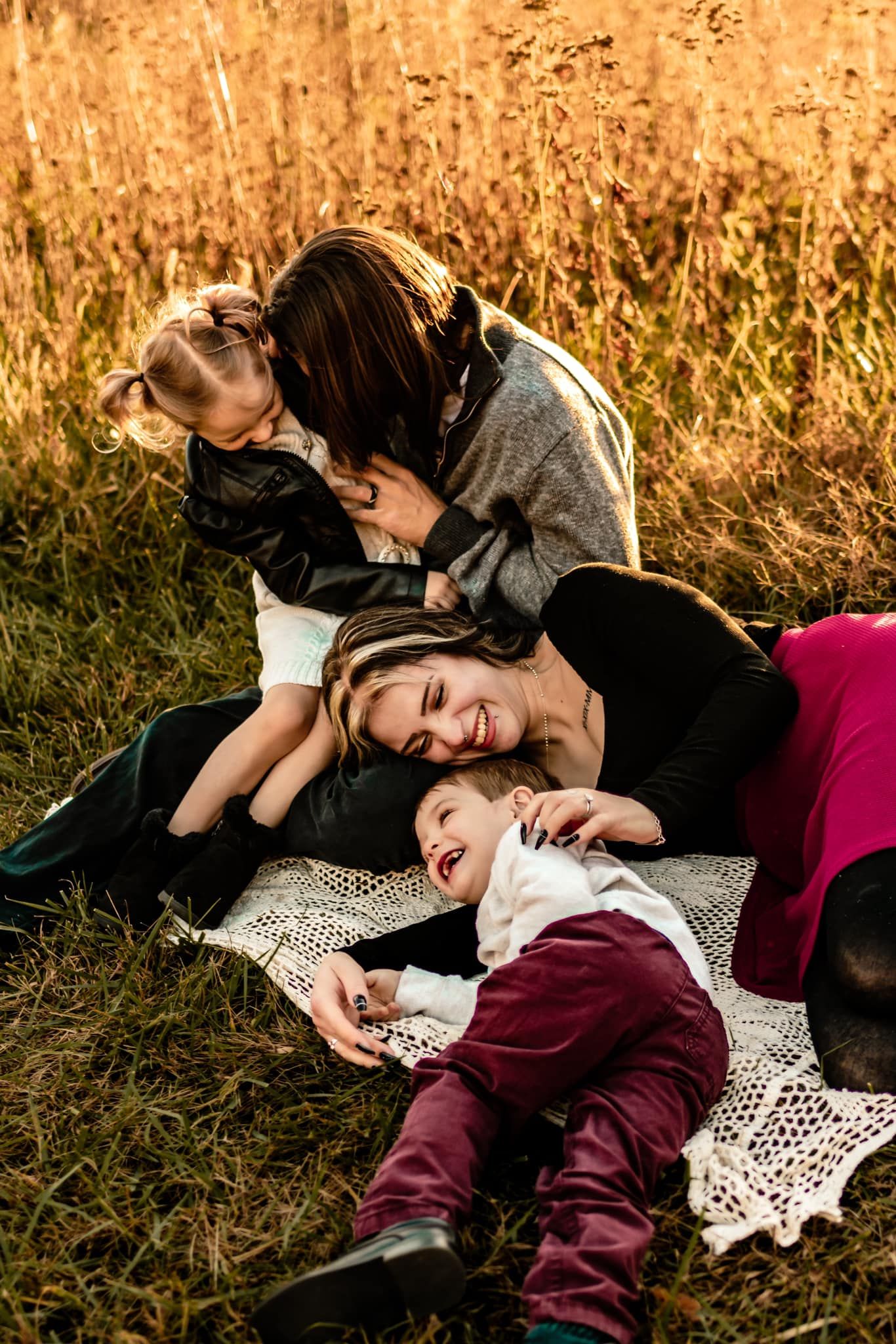Rustic Family Photograph