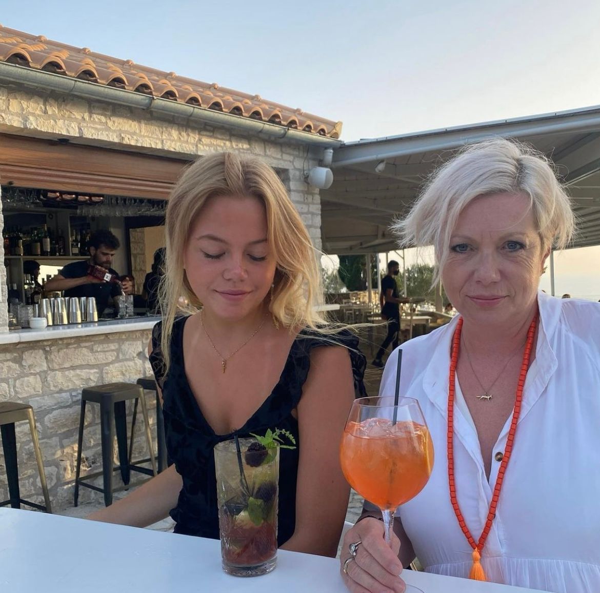 Photographer and her daughter