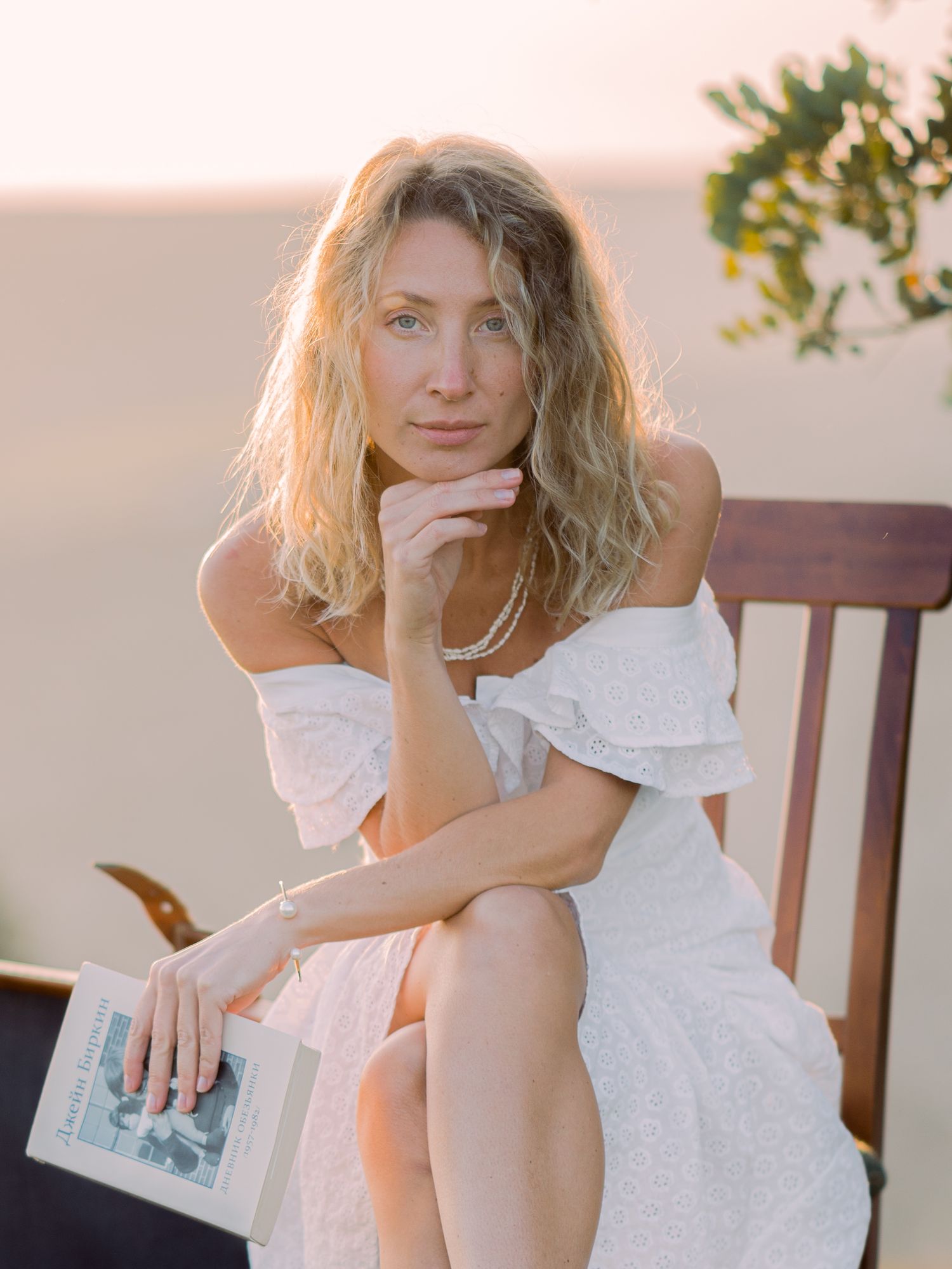 sexy elegant Russian woman in Cyprus