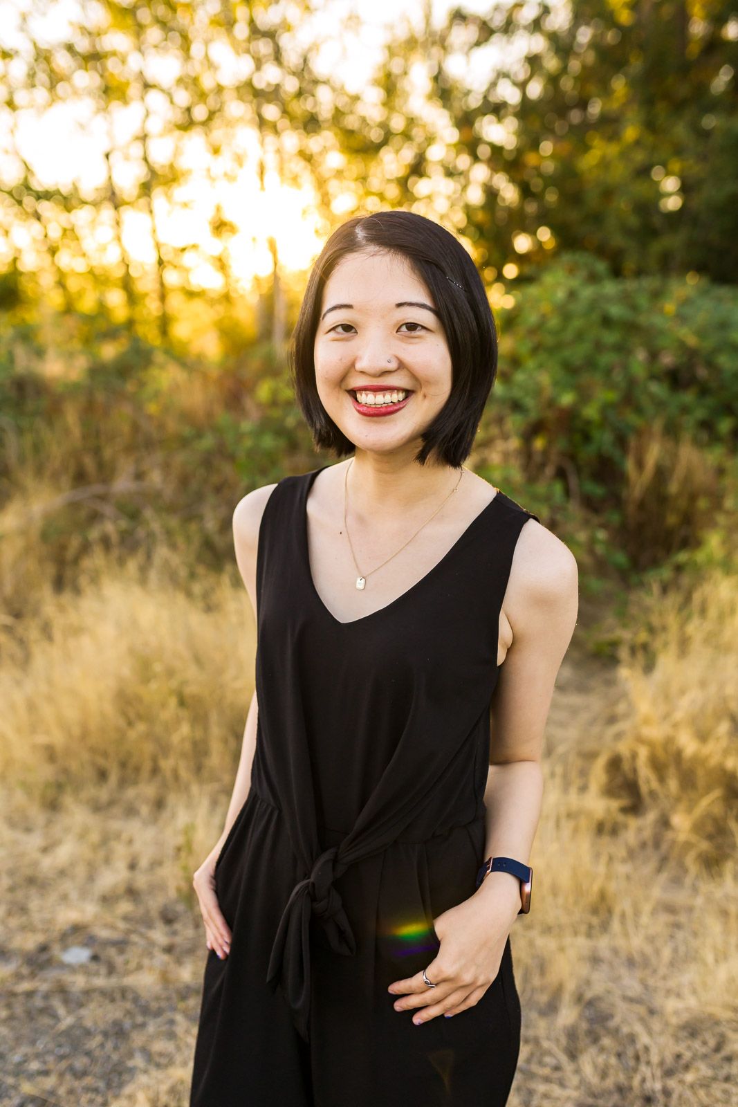 Headshot of smiling daughter in Issaquah