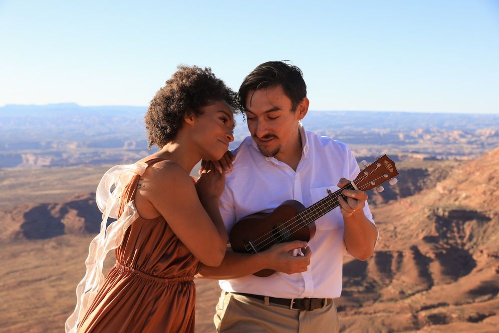 canyon lands elopement in utah