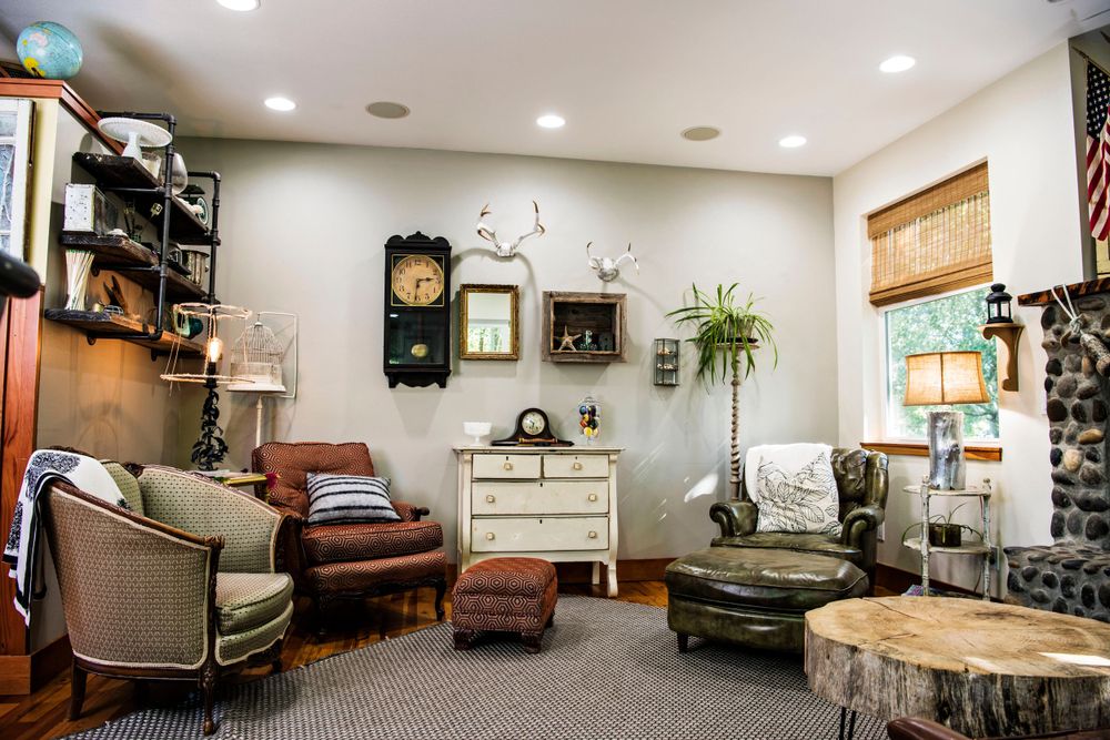 Funky and eclectic livingroom
