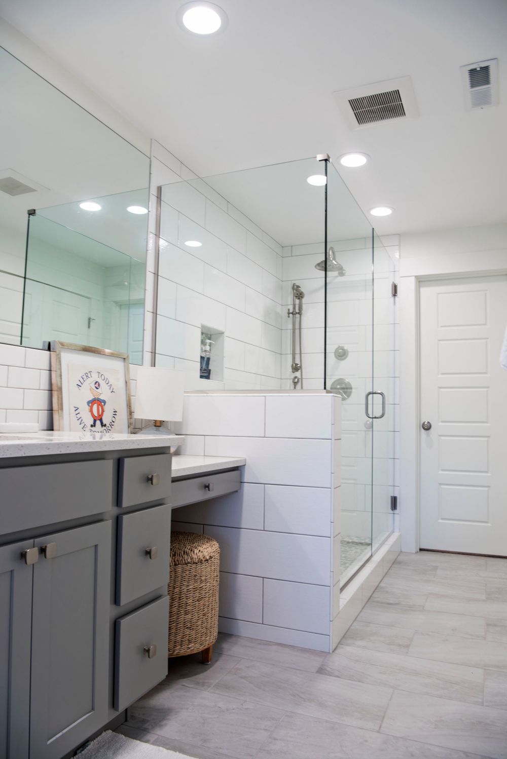 Narrow bathroom