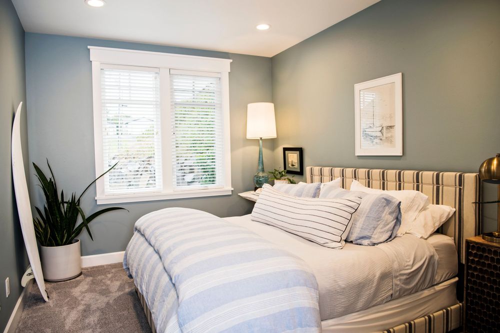 Beachy decorated home
