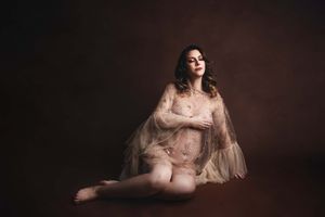 tampa florida studio maternity session