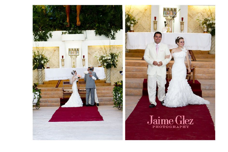 Cancun church wedding 05