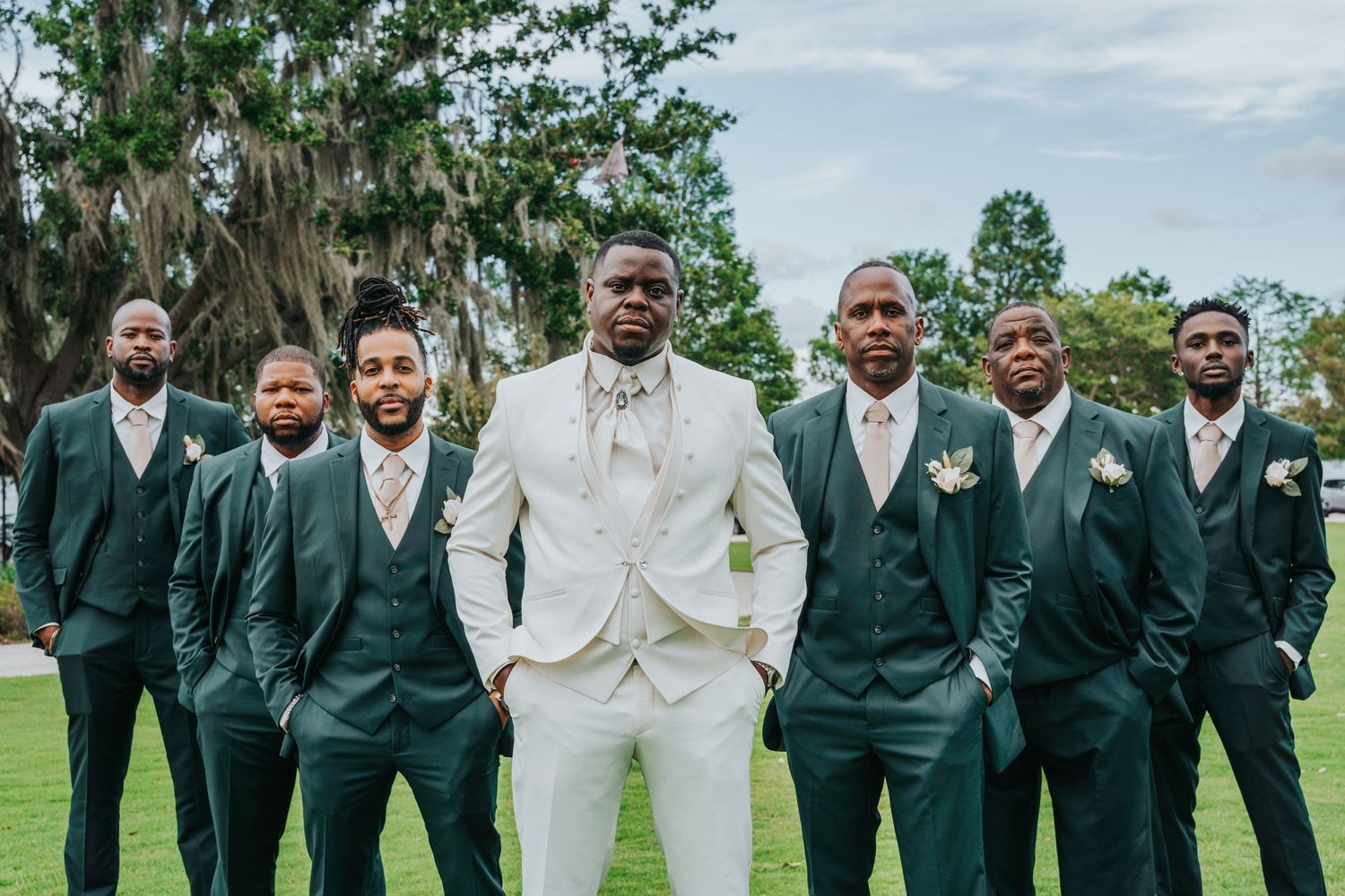 The Zigglers groom group picture