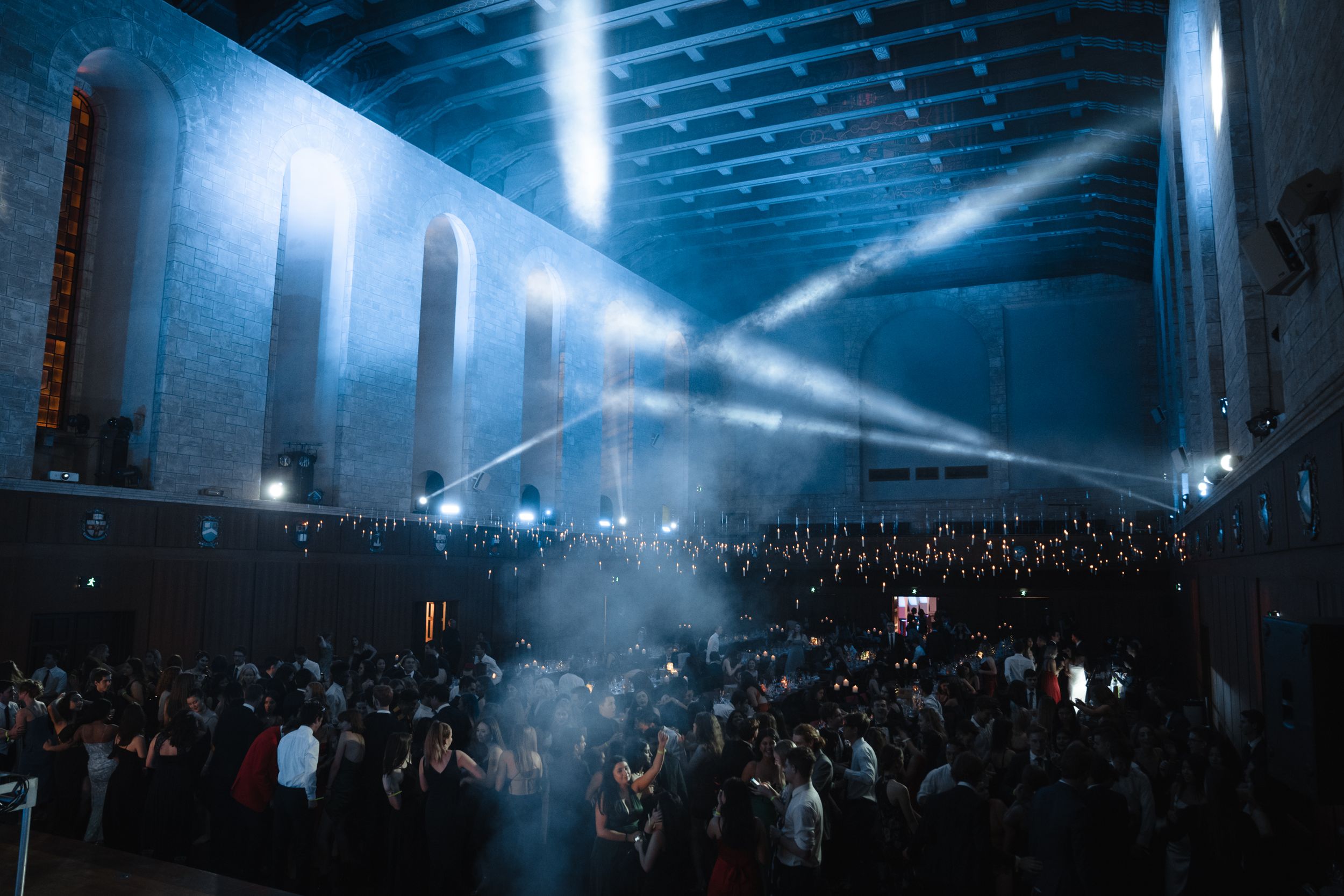 vibrant lights and music, high energy nightlife and entertainment