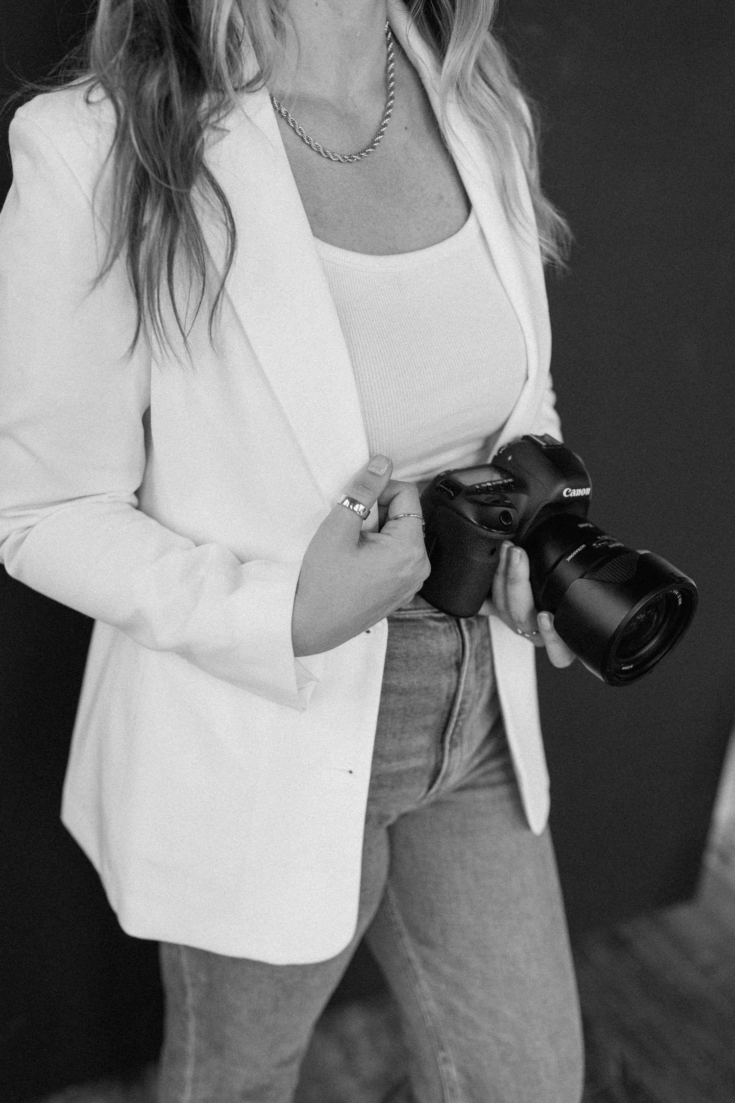 camera in studio during a photoshoot
