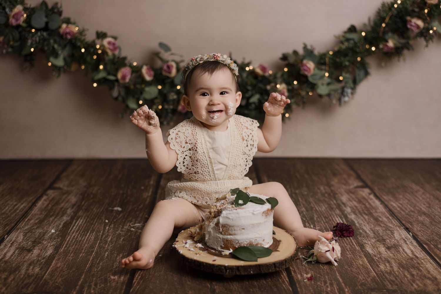 Miami Smash cake photoshoot, 1st birthday photography, Cake smash miami
