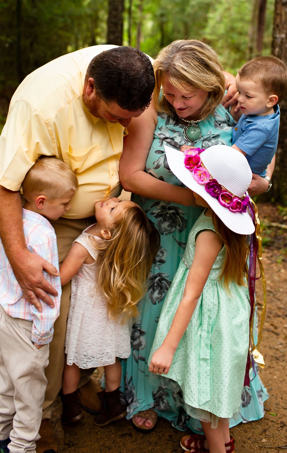 Grandparent portraits with grandkids