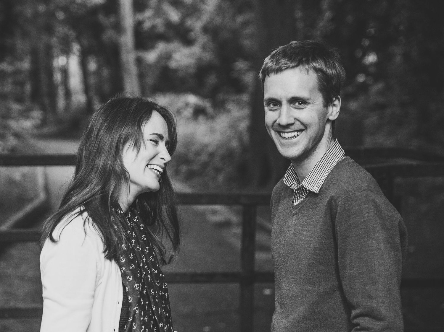 Natural engagement shoot, Liverpool