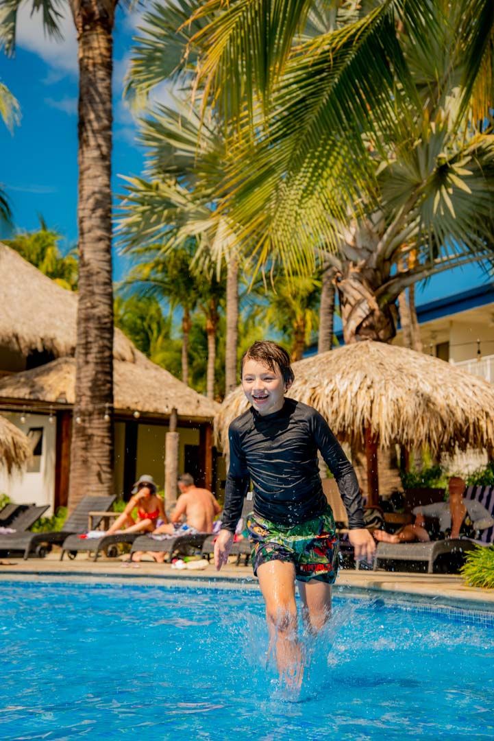 Kids Photo Shoot in MargaritaVille Flamingo Beach
