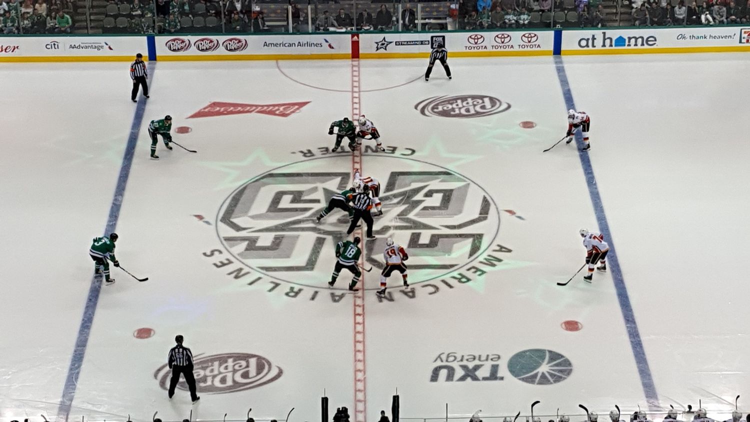 American Airlines Arena - Flames vs Stars