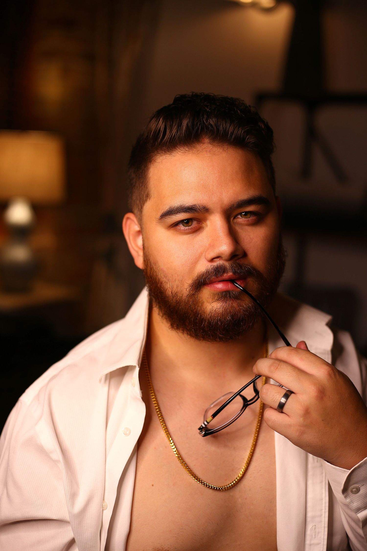 Testimonial from client for male boudoir portrait session utah