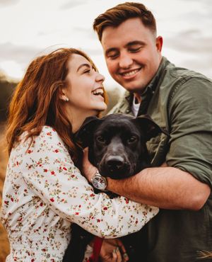 Elegant couple photo in a picturesque garden in New Haven, CT