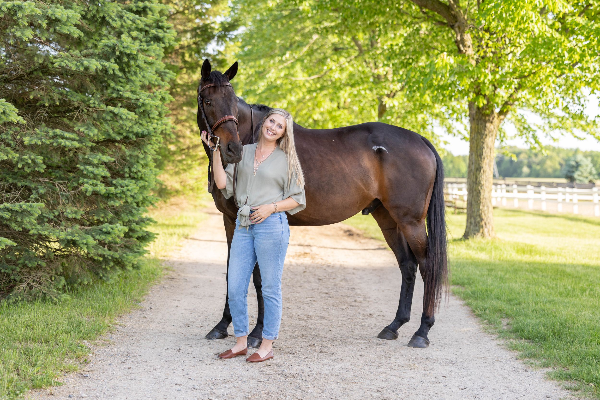 Shelby at Meadowview Farm in Lowell, Michigan
