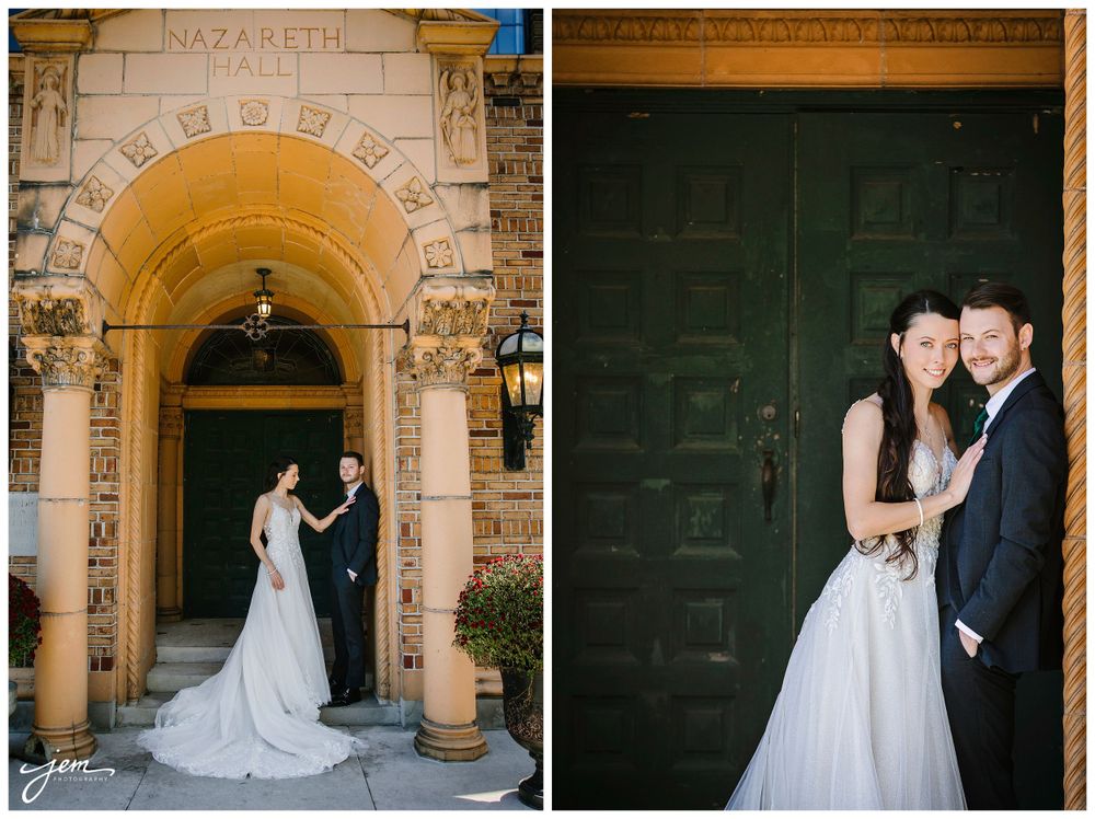 Professional Nazareth Hall Wedding Photographer Grand Rapids Ohio