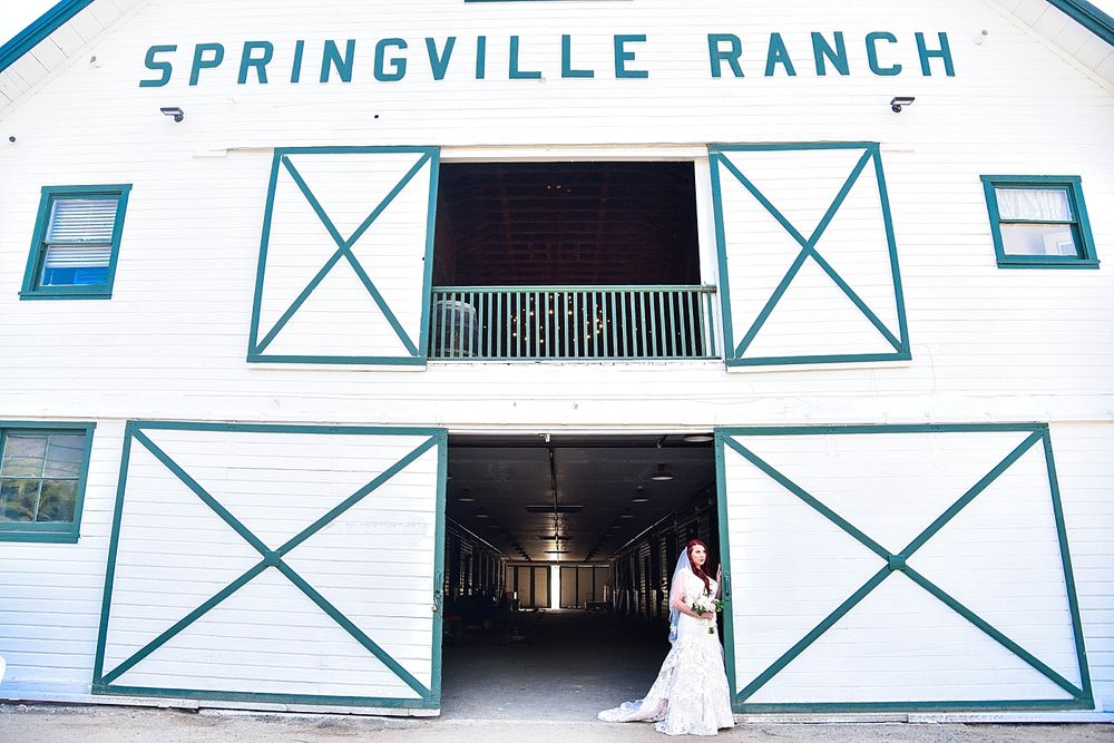 Springville Central Valley california barn wedding ceremony