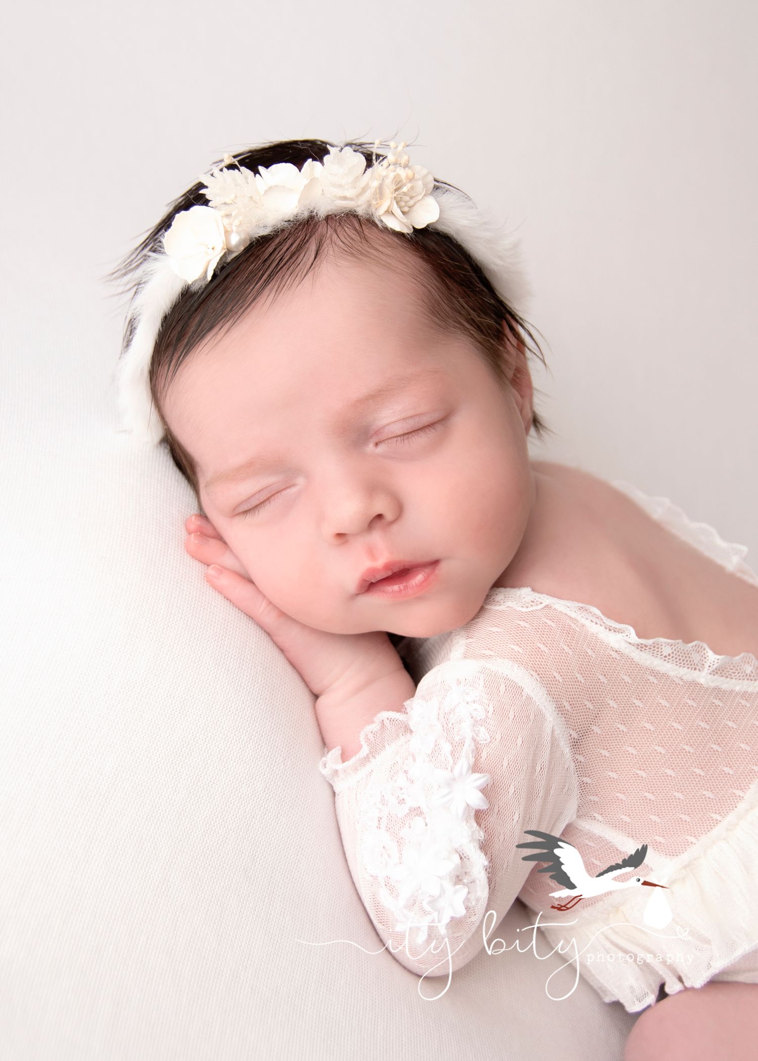 Baby Nora North Olmsted Newborn Photographer Girl