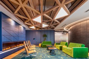 Cincinnati architectural photographer photo of interior of Accenture Innovation Hub in Atlanta Georgia