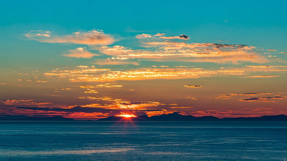 Setting on The Hebrides