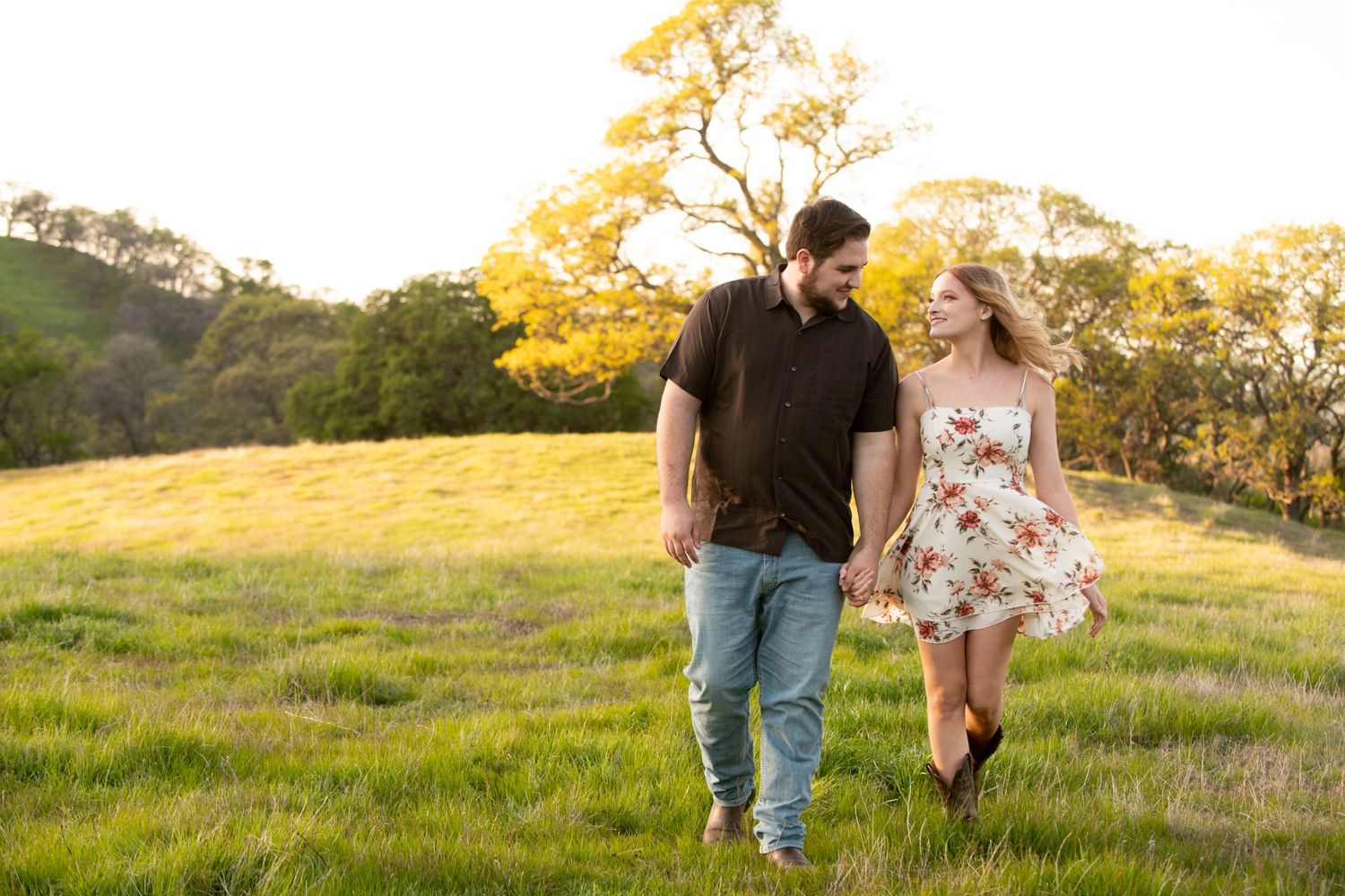 Engagement Session at Old Borges Farm, Walnut CA