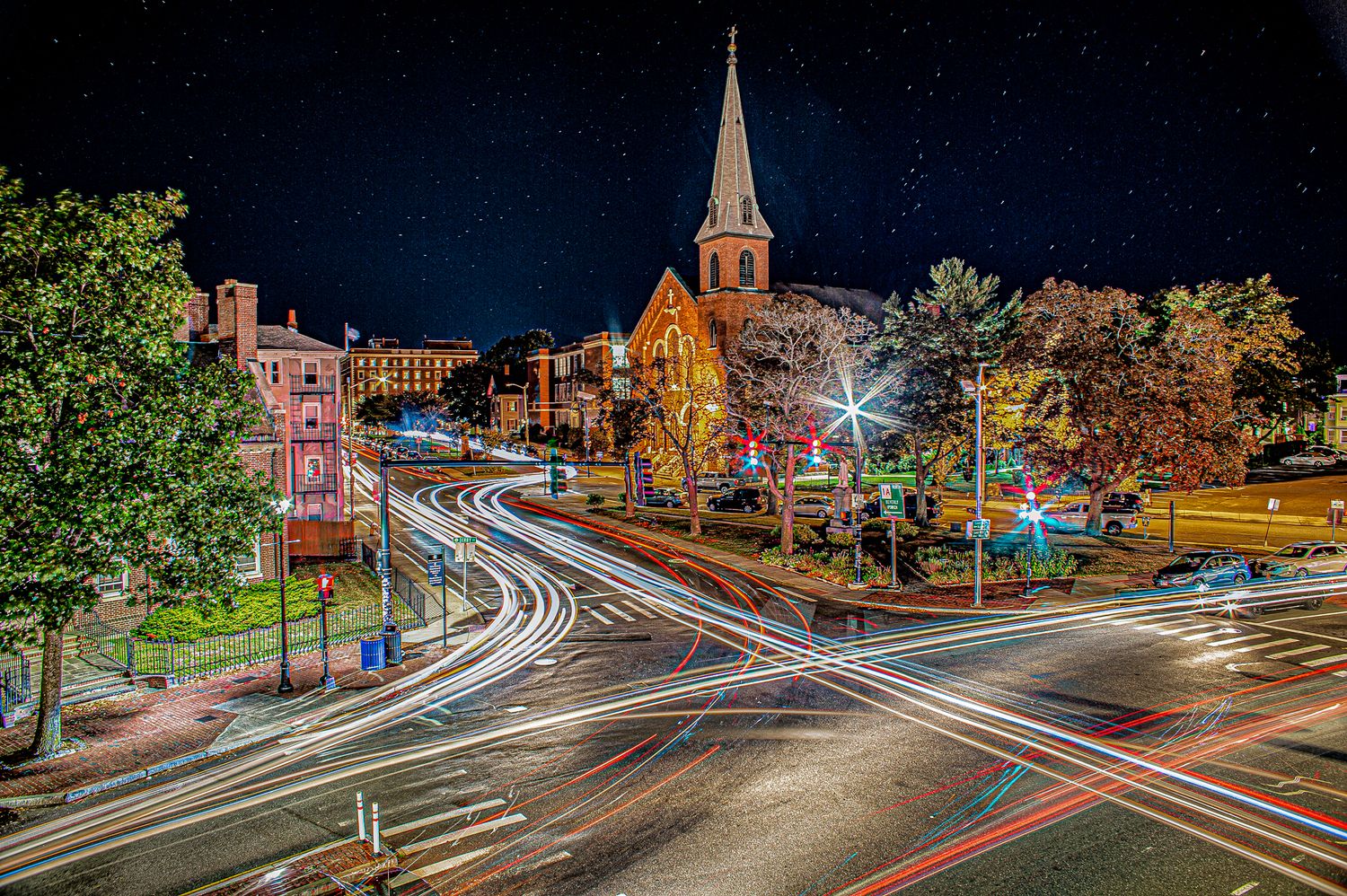 Night Photography: Salem, Massachusetts. Photographer Lita Kelley