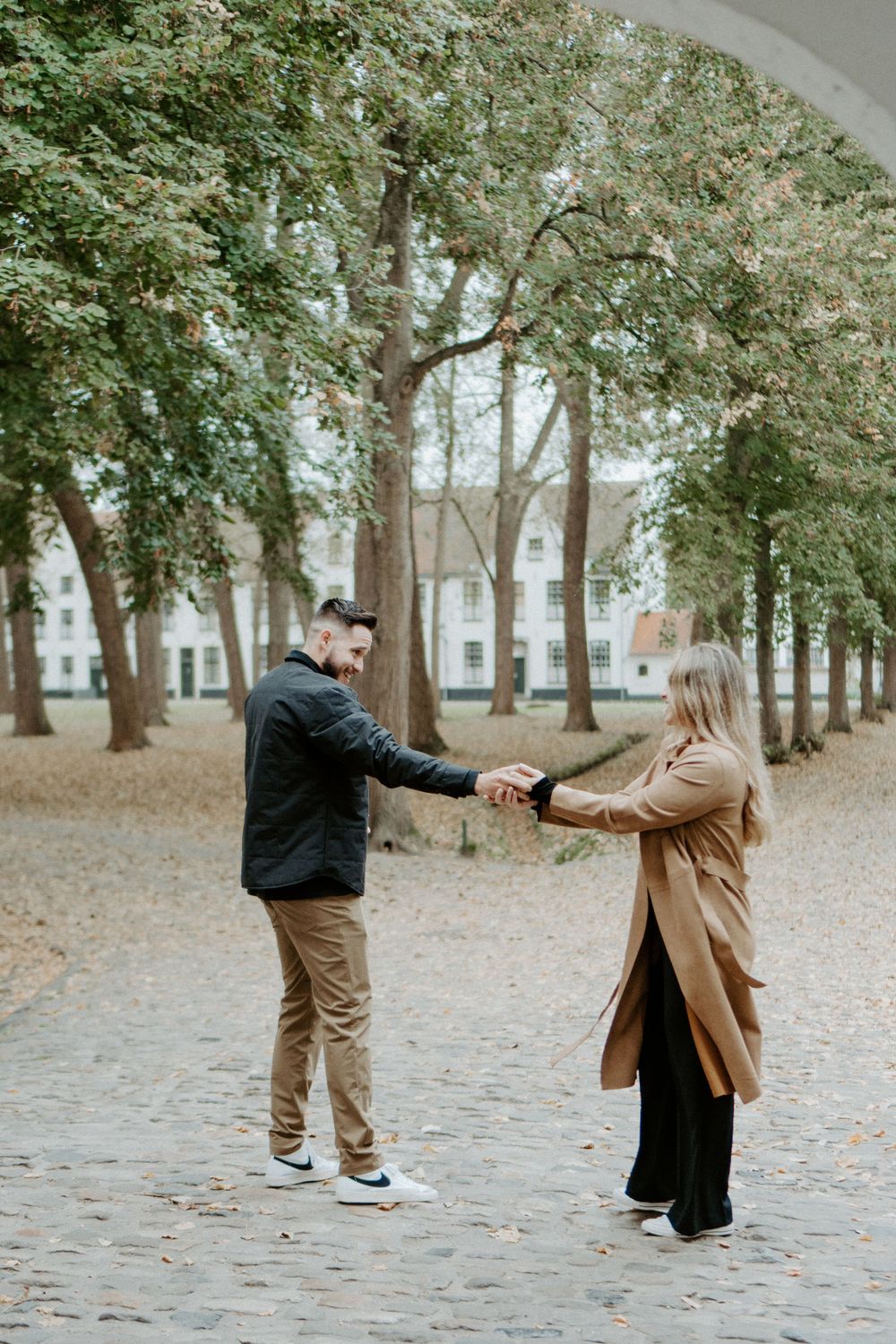 Young Couple Dancing at the Park in Florida
