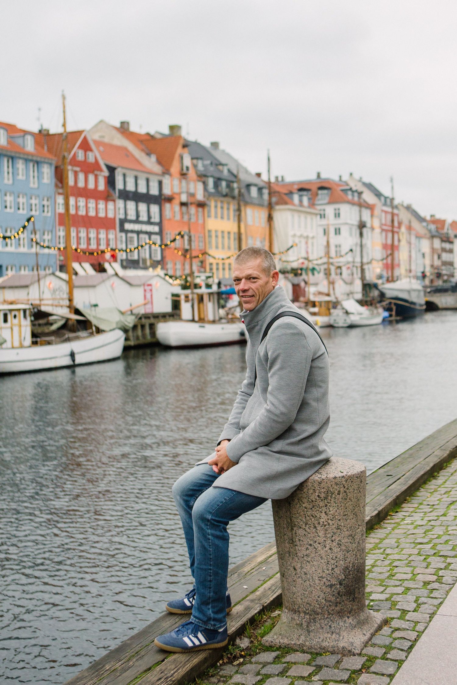 Steph Louwrens from Dust and Dreams Photography in Nyhaven harbour, Copenhagen Denmark