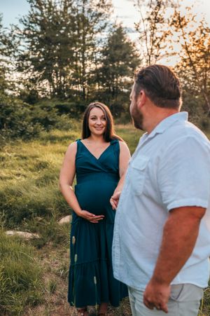 Maternity photographer for couples based in Massachusetts