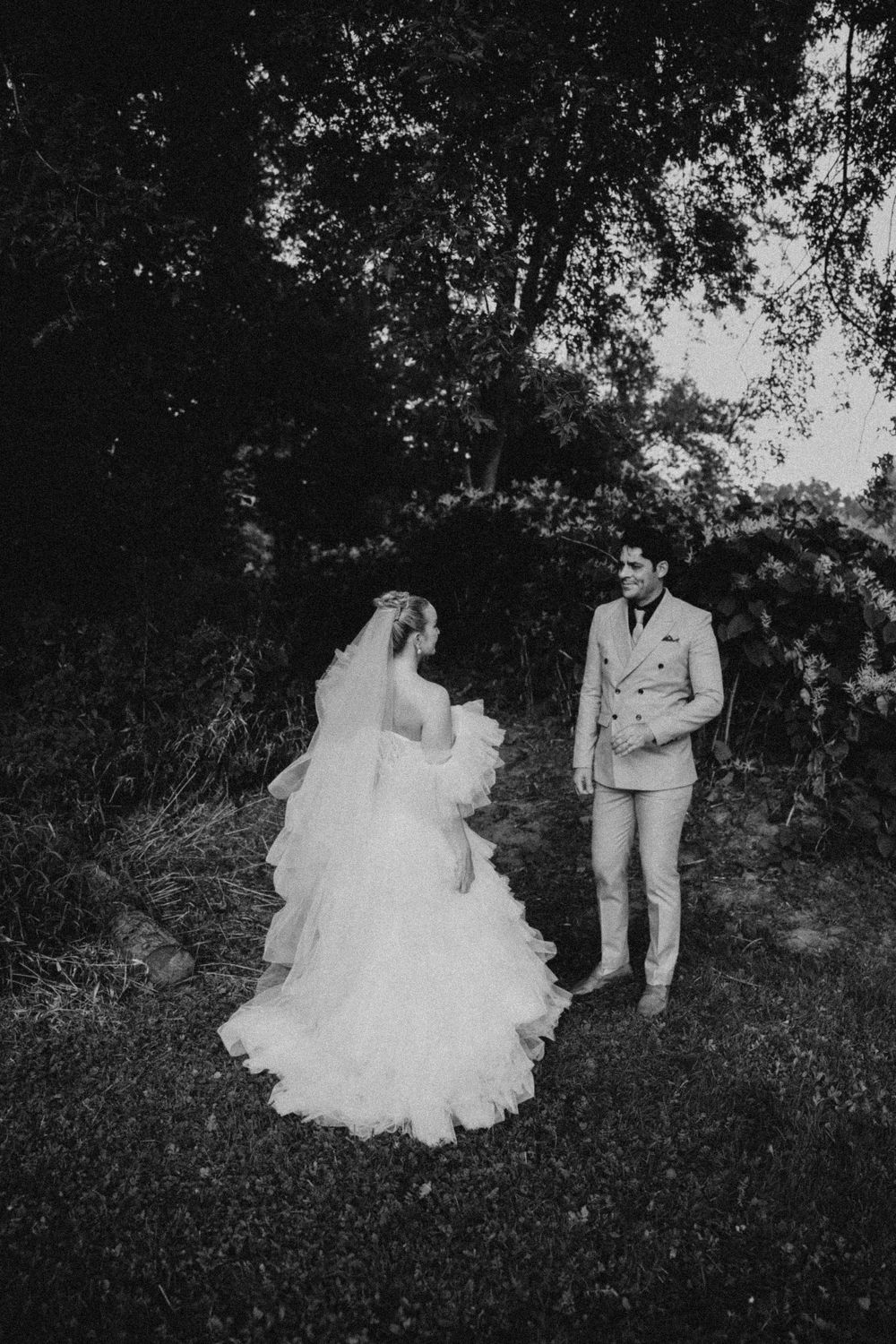 Sarah and Issaac's Berkshires Wedding Photography. Christina Karst Photography. Black and White Couple Portraits