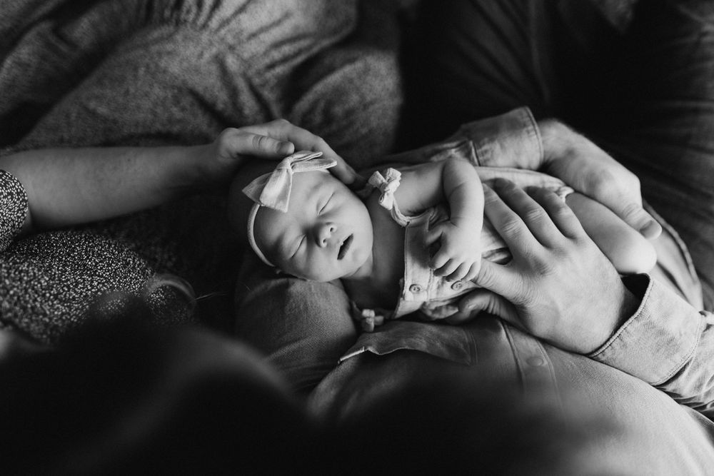 Lloydminster's BEST in-home newborn photographer. Candid, cinematic, timeless, classic photography