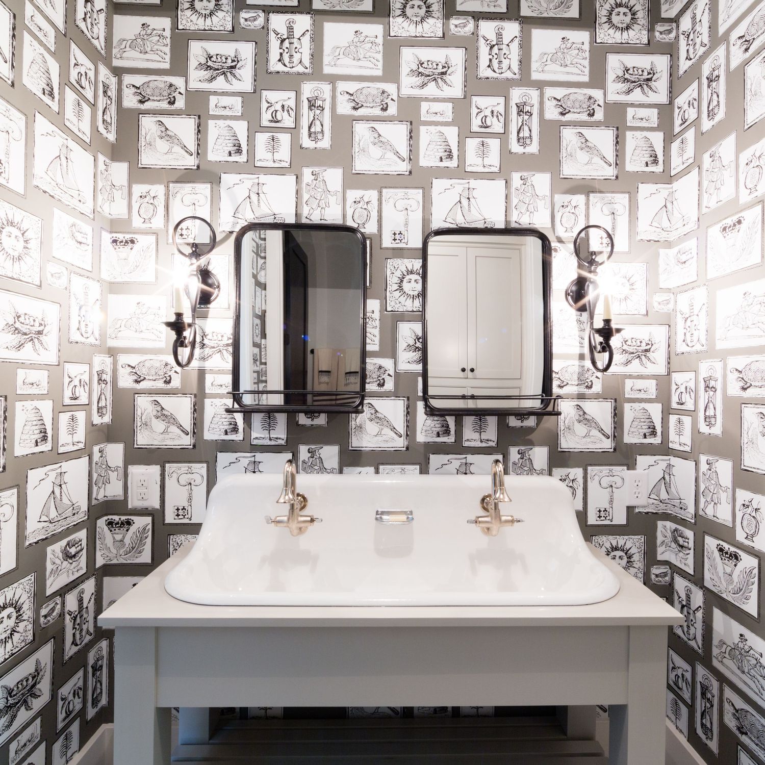 Fun, cute powder room