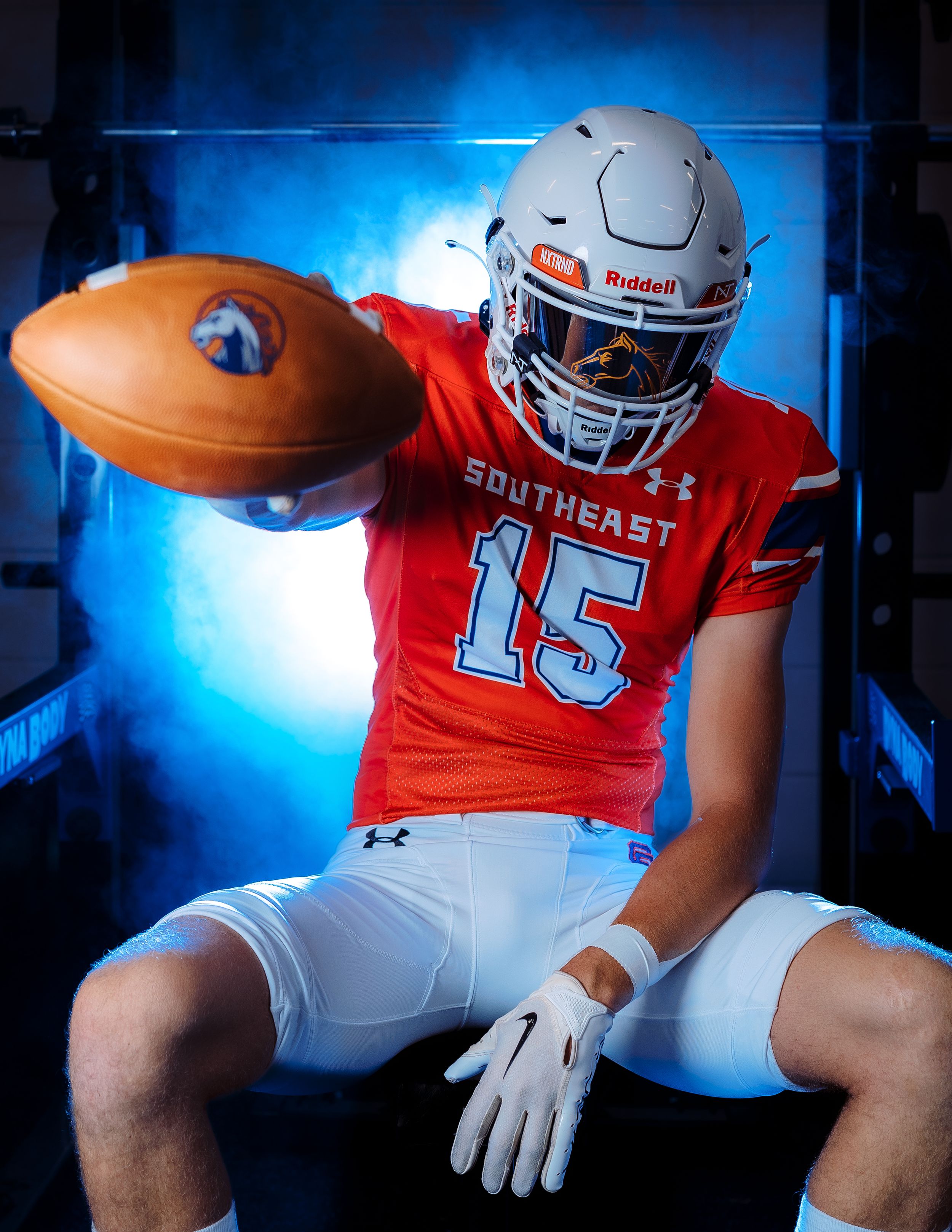Football Portrait by Alpha Collective Sports Photo & Film Co. Graham, North Carolina