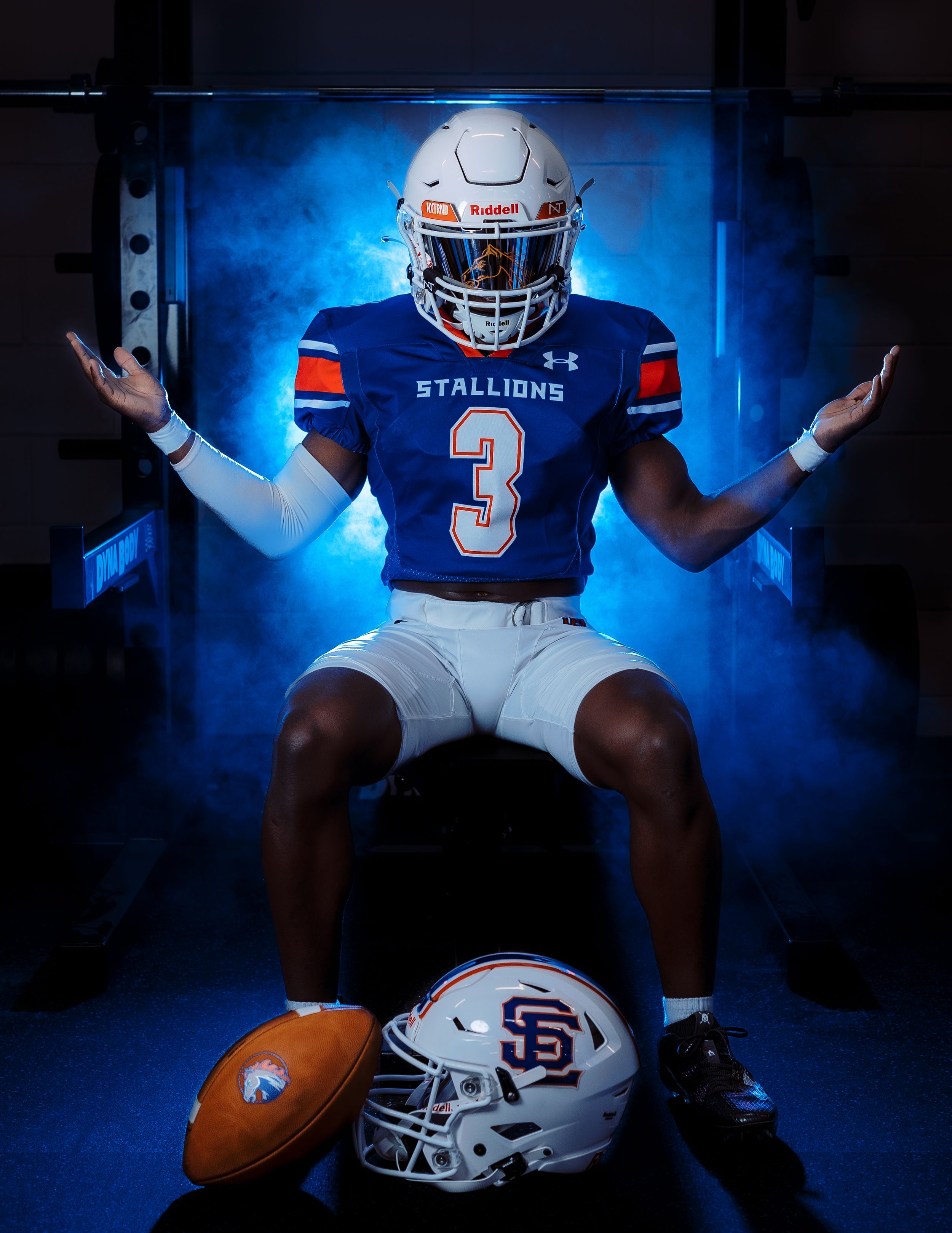 Football Portrait by Alpha Collective Sports Photo & Film Co. Graham, North Carolina