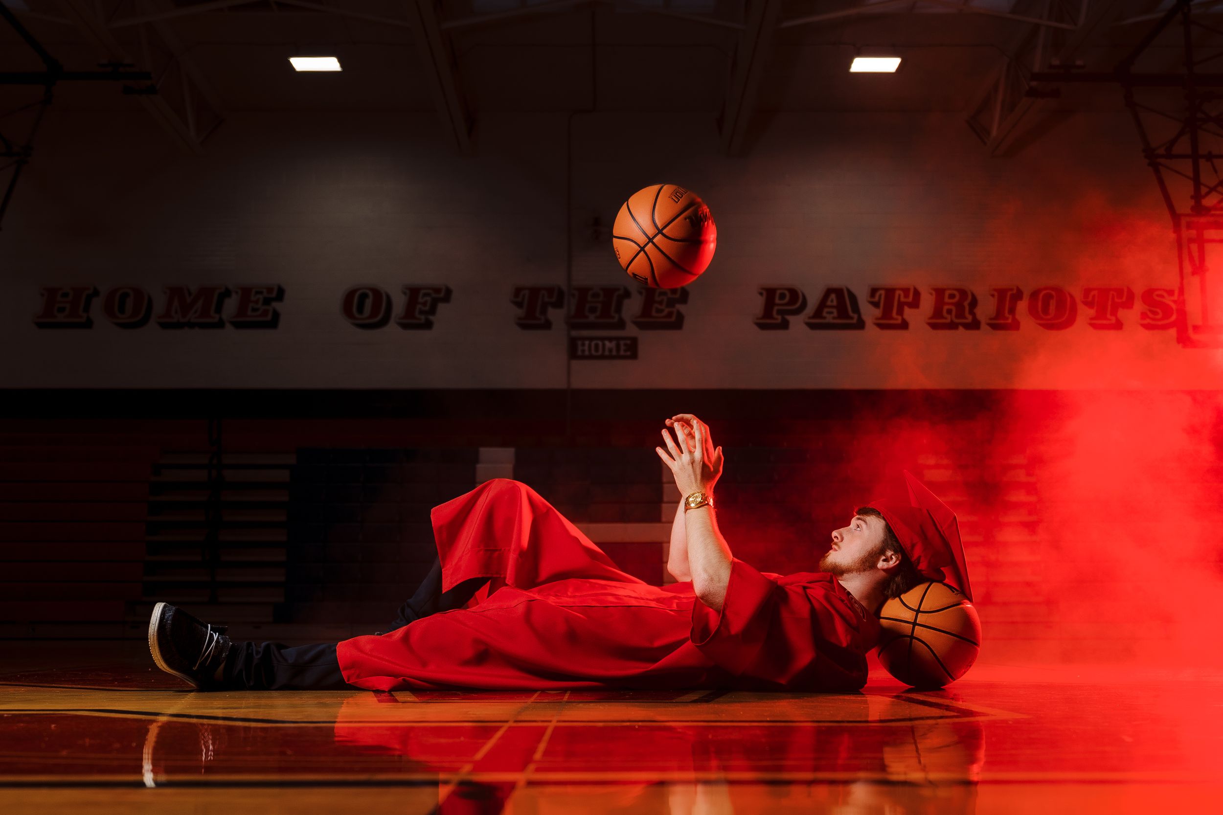 Basketball Senior Portrait by Alpha Collective Sports Photo & Film Co. Graham, North Carolina
