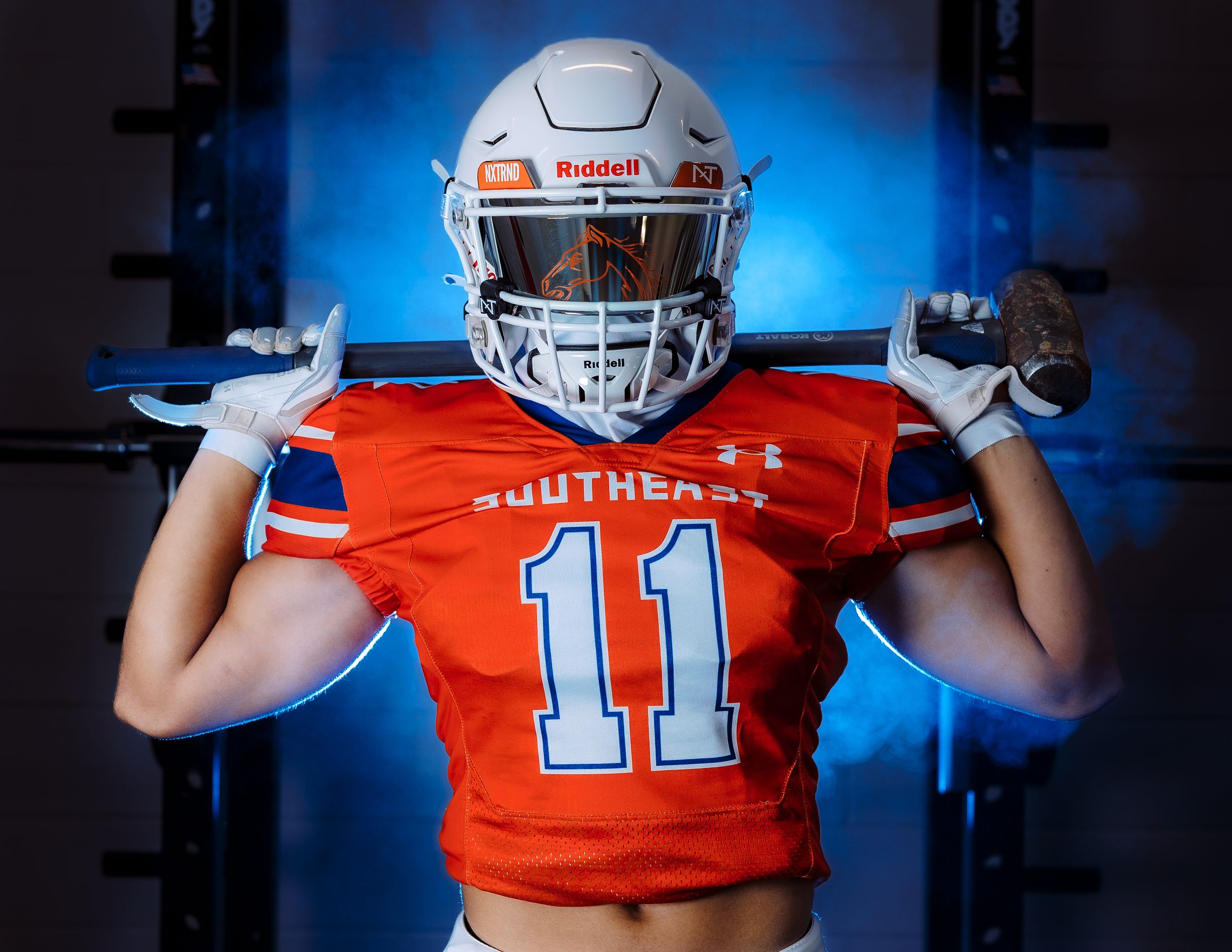Football Portrait by Alpha Collective Sports Photo & Film Co. Graham, North Carolina