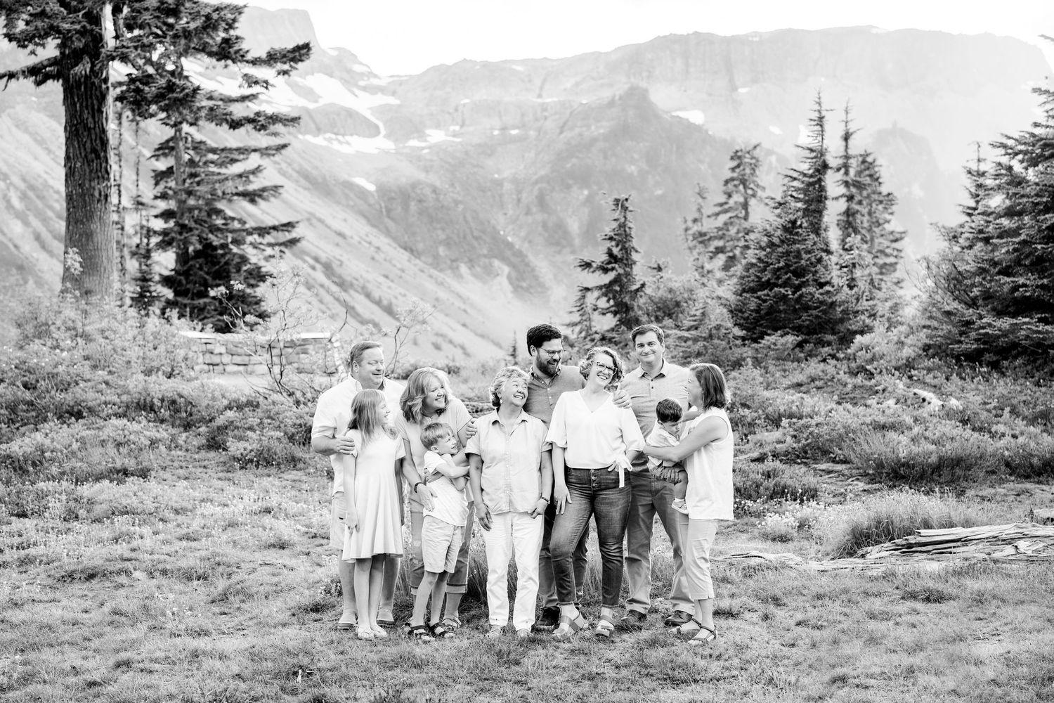 extended family photos mt. baker washington whatcom county photographer