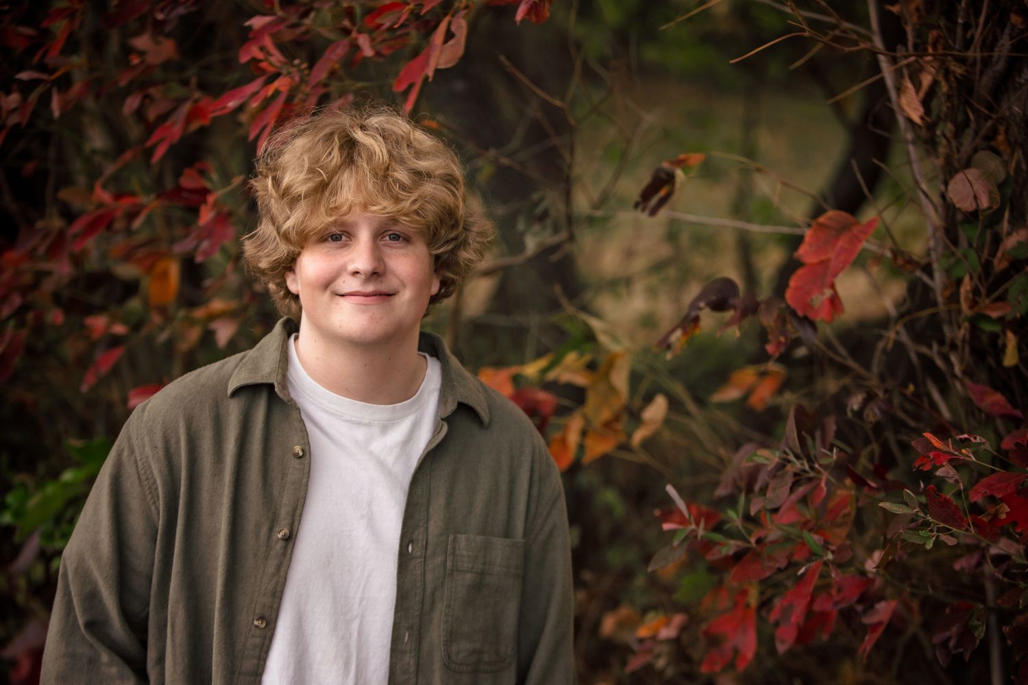 boy portrait outdoors