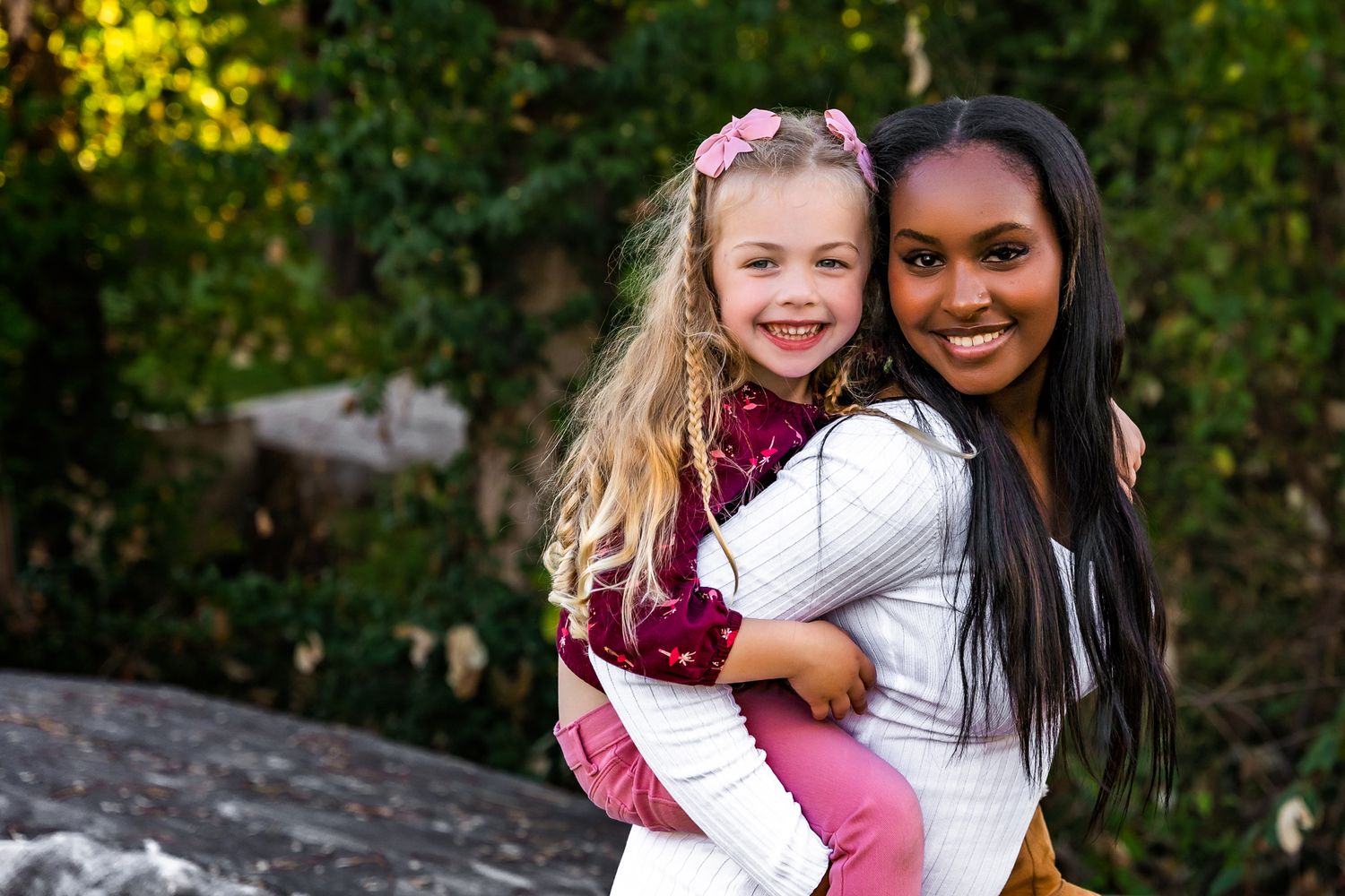 Girl Siblings portrait