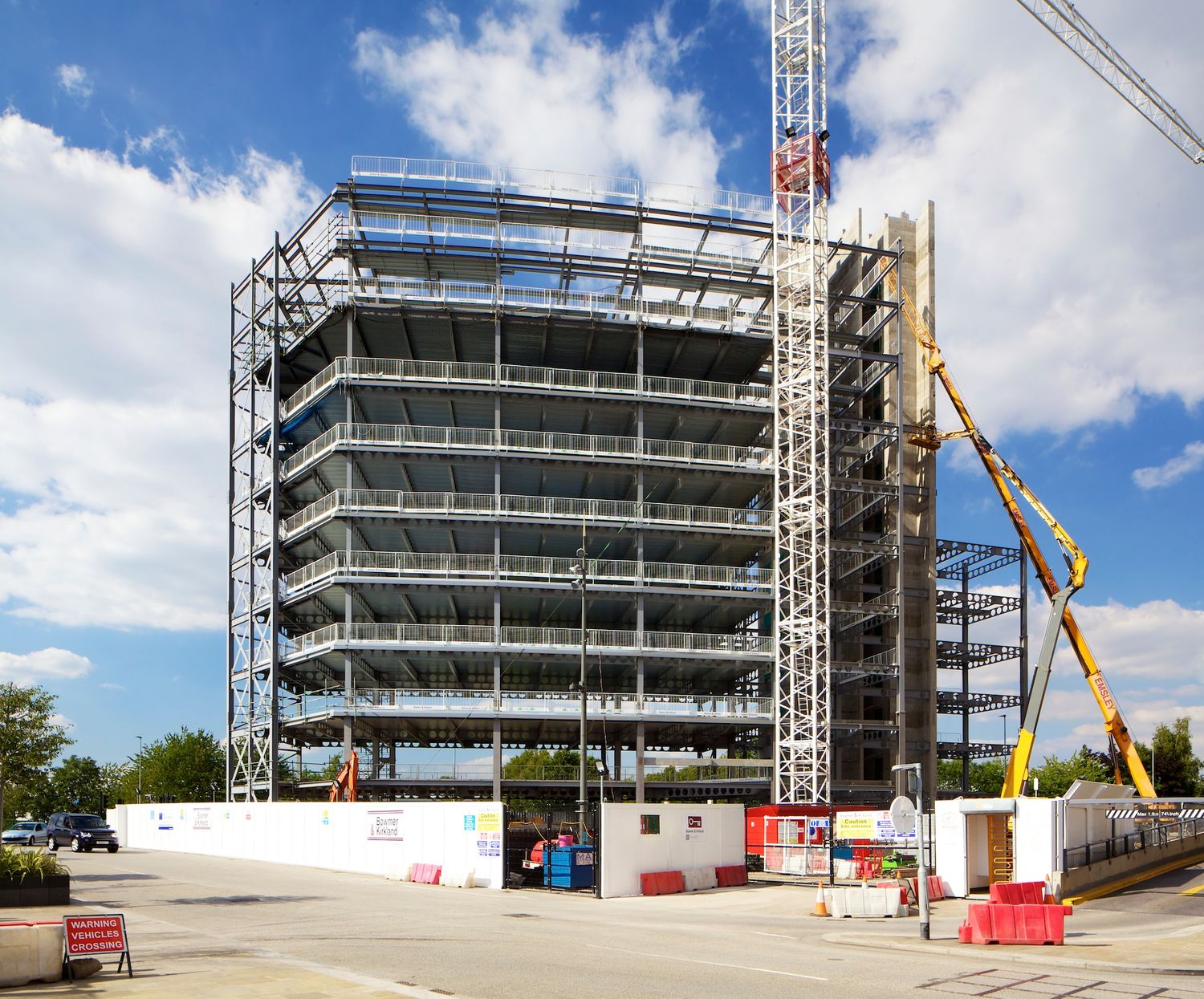 Construction photograph of Tomorrow Building MediaCityUK under construction
