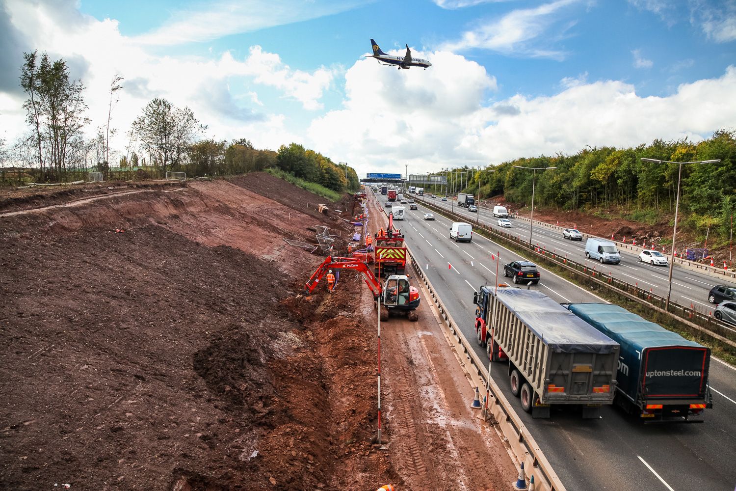 M1 Smart Motorways Verge
